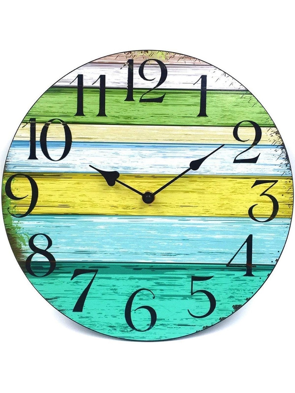 14” Silent Coastal/Mediterranean Wall Clock